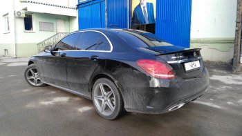 3 399 р. Лип спойлер АВТОКРАТ Mercedes-Benz C-Class W205 дорестайлинг седан (2015-2018) (Неокрашенный)  с доставкой в г. Пермь. Увеличить фотографию 5
