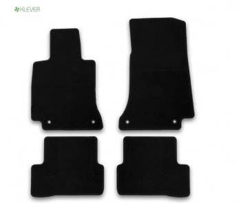 Текстильные коврики салона Klever Econom Mercedes-Benz C-Class ( С205,  S205,  W205) (2014-2025) дорестайлинг купе, дорестайлинг универсал, дорестайлинг седан, рестайлинг седан (Черные)