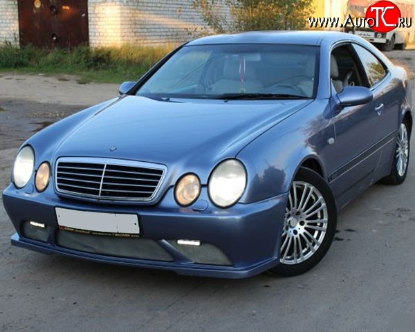 11 199 р. Передний бампер M-VRS на Mercedes-Benz CLK class W208 (1997-2002) (Неокрашенный)  с доставкой в г. Пермь