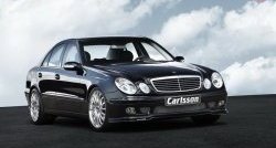 11 399 р. Накладка Carlsson на передний бампер Mercedes-Benz E-Class W211 дорестайлинг седан (2002-2006) (Неокрашенная)  с доставкой в г. Пермь. Увеличить фотографию 5