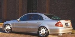 5 599 р. Лип спойлер CT Mercedes-Benz E-Class W211 дорестайлинг седан (2002-2006) (Неокрашенный)  с доставкой в г. Пермь. Увеличить фотографию 3