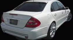 5 309 р. Лип спойлер Lorinzer Mercedes-Benz E-Class W211 дорестайлинг седан (2002-2006) (Неокрашенный)  с доставкой в г. Пермь. Увеличить фотографию 2