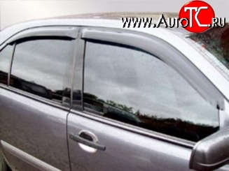 4 499 р. Дефлекторы окон (ветровики) Novline 4 шт Mercedes-Benz E-Class W212 дорестайлинг седан (2009-2012)  с доставкой в г. Пермь