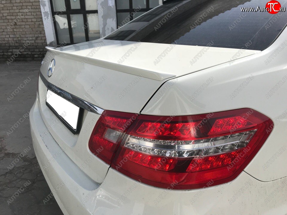 3 399 р. Лип спойлер АВТОКРАТ Лезвие Mercedes-Benz E-Class W212 рестайлинг седан (2013-2017) (Неокрашенный)  с доставкой в г. Пермь