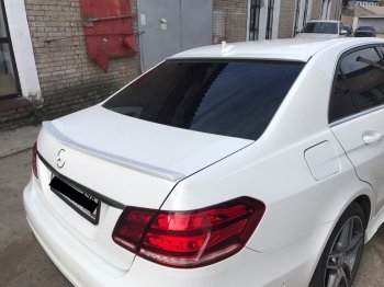 3 399 р. Лип спойлер АВТОКРАТ Лезвие Mercedes-Benz E-Class W212 рестайлинг седан (2013-2017) (Неокрашенный)  с доставкой в г. Пермь. Увеличить фотографию 2