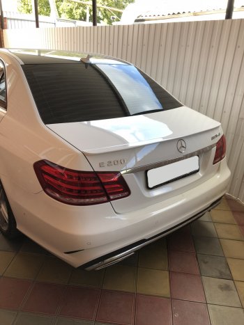 3 399 р. Лип спойлер АВТОКРАТ Лезвие Mercedes-Benz E-Class W212 рестайлинг седан (2013-2017) (Неокрашенный)  с доставкой в г. Пермь. Увеличить фотографию 5