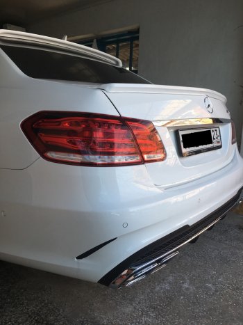 3 399 р. Лип спойлер АВТОКРАТ AMG Mercedes-Benz E-Class W212 дорестайлинг седан (2009-2012) (Неокрашенный)  с доставкой в г. Пермь. Увеличить фотографию 11