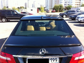 3 399 р. Лип спойлер АВТОКРАТ AMG Mercedes-Benz E-Class W212 дорестайлинг седан (2009-2012) (Неокрашенный)  с доставкой в г. Пермь. Увеличить фотографию 3