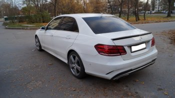 3 399 р. Лип спойлер АВТОКРАТ AMG Mercedes-Benz E-Class W212 дорестайлинг седан (2009-2012) (Неокрашенный)  с доставкой в г. Пермь. Увеличить фотографию 5