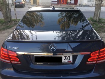 3 399 р. Лип спойлер АВТОКРАТ AMG Mercedes-Benz E-Class W212 дорестайлинг седан (2009-2012) (Неокрашенный)  с доставкой в г. Пермь. Увеличить фотографию 7