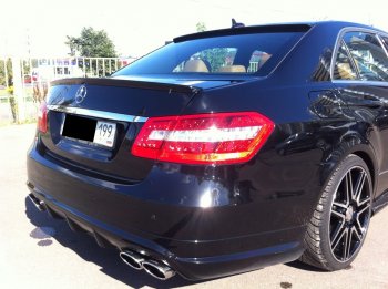 3 399 р. Лип спойлер АВТОКРАТ AMG Mercedes-Benz E-Class W212 дорестайлинг седан (2009-2012) (Неокрашенный)  с доставкой в г. Пермь. Увеличить фотографию 8