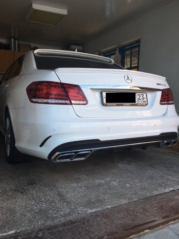 3 399 р. Лип спойлер АВТОКРАТ AMG Mercedes-Benz E-Class W212 дорестайлинг седан (2009-2012) (Неокрашенный)  с доставкой в г. Пермь. Увеличить фотографию 10