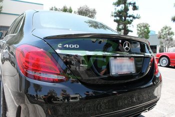 4 749 р. Спойлер багажника AMG. Autostl Mercedes-Benz E-Class W213 седан дорестайлинг (2016-2020) (Неокрашенный)  с доставкой в г. Пермь. Увеличить фотографию 3