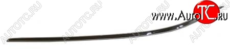 1 399 р. Левый молдинг на передний бампер (до рестайлинг) SAT (хром) Mercedes-Benz S class W220 (1998-2005) (Неокрашенный)  с доставкой в г. Пермь