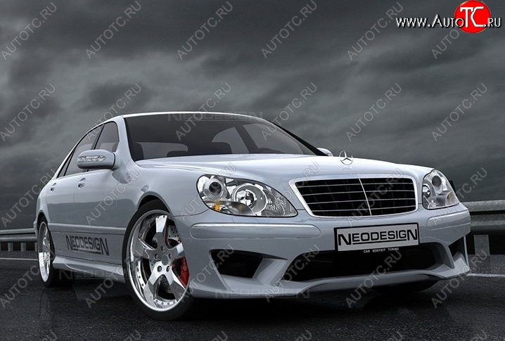 52 639 р. Передний бампер Neo Mercedes-Benz S class W220 (1998-2005)  с доставкой в г. Пермь