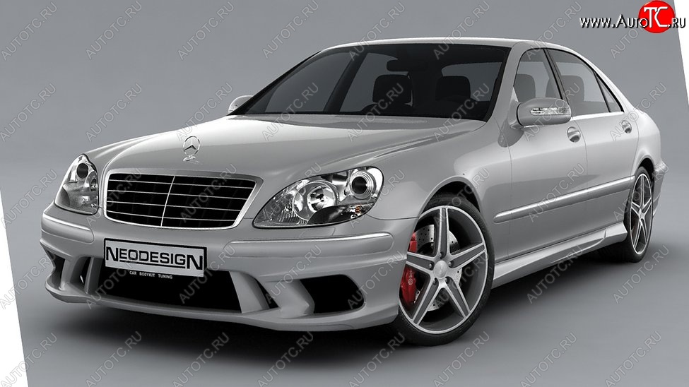 19 999 р. Пороги накладки Neodesign Mercedes-Benz S class W220 (1998-2005)  с доставкой в г. Пермь