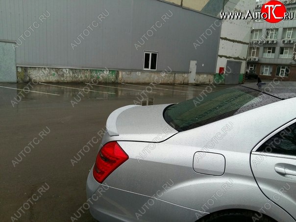 3 149 р. Лип спойлер АВТОКРАТ  Mercedes-Benz S class  W221 (2006-2013) (Неокрашенный)  с доставкой в г. Пермь