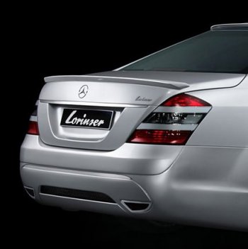 3 149 р. Лип спойлер АВТОКРАТ  Mercedes-Benz S class  W221 (2006-2013) (Неокрашенный)  с доставкой в г. Пермь. Увеличить фотографию 2