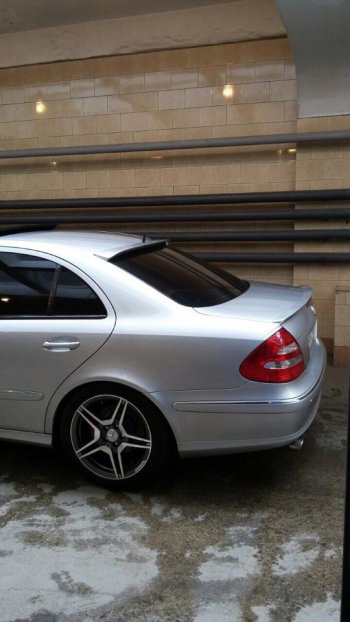 3 149 р. Лип спойлер АВТОКРАТ  Mercedes-Benz S class  W221 (2006-2013) (Неокрашенный)  с доставкой в г. Пермь. Увеличить фотографию 3