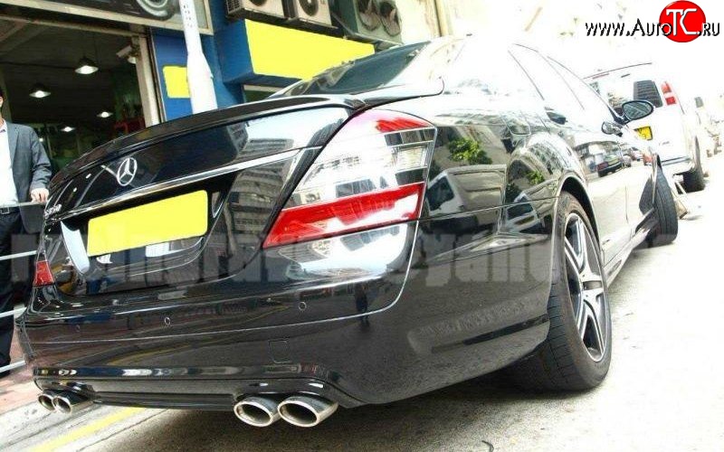 9 699 р. Лип спойлер Lorinser V2 Mercedes-Benz S class W221 (2006-2013)  с доставкой в г. Пермь