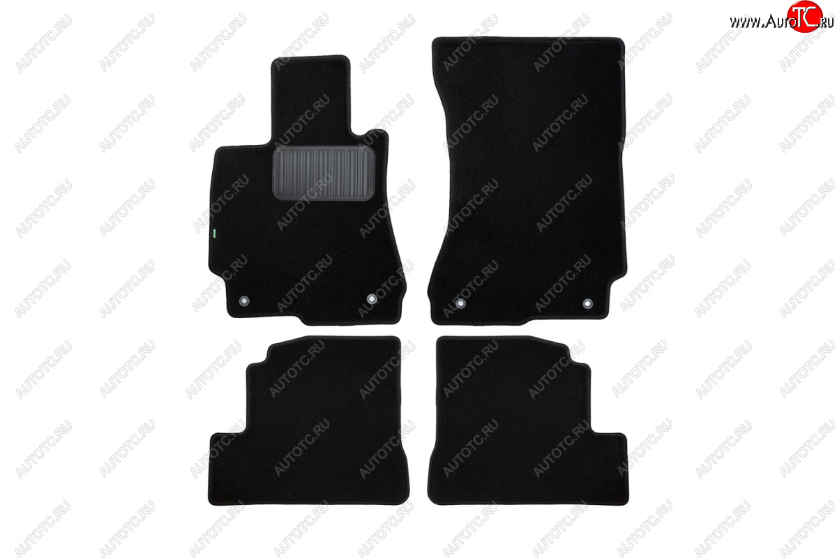 6 949 р. Текстильные коврики салона Klever Standart седан Mercedes-Benz S class W221 (2006-2013) (Черные)  с доставкой в г. Пермь