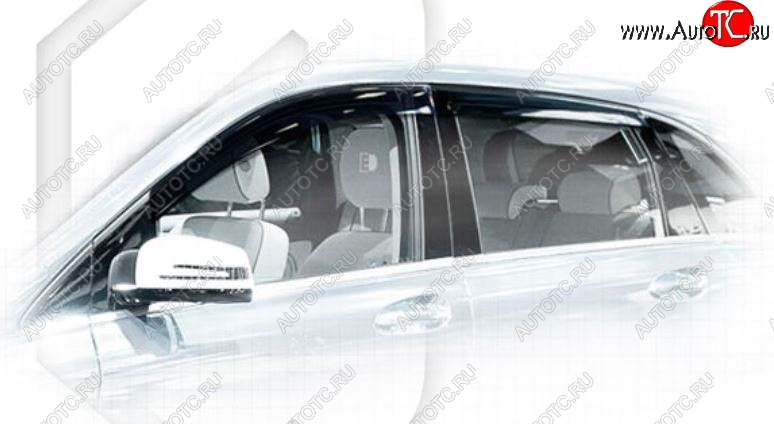 1 899 р. Дефлектора окон CA-Plastiс  Mercedes-Benz B-Class  W246/T246 (2011-2018) хэтчбэк (Classic полупрозрачный, Без хром.молдинга)  с доставкой в г. Пермь