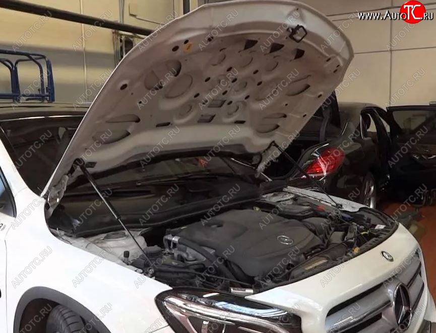 2 749 р. Упоры капота Russtal Mercedes-Benz B-Class W246/T246 хэтчбэк (2011-2018)  с доставкой в г. Пермь