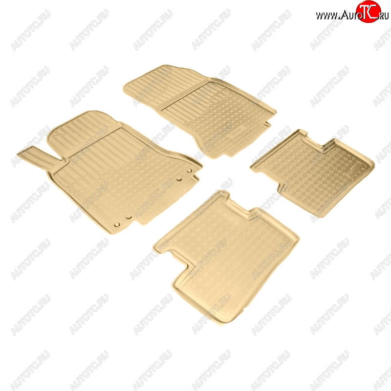 3 369 р. Коврики салона Norplast Unidec  Mercedes-Benz B-Class  W246/T246 (2011-2018) хэтчбэк (Цвет: бежевый)  с доставкой в г. Пермь