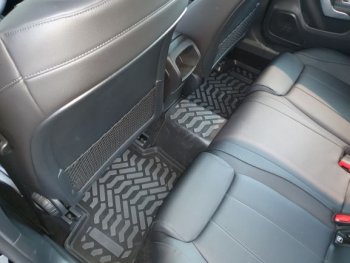 1 639 р. Коврики салона Aileron (3D с подпятником) Mercedes-Benz B-Class W247 хэтчбэк (2018-2025)  с доставкой в г. Пермь. Увеличить фотографию 2