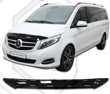 Дефлектор капота CA-Plastiс Mercedes-Benz Vito  W447 (2015-2025) дорестайлинг, рестайлинг