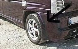 3 749 р. Накладки на задний бампер CT Mercedes-Benz Vito W638 (1996-2003) (Неокрашенная)  с доставкой в г. Пермь. Увеличить фотографию 2