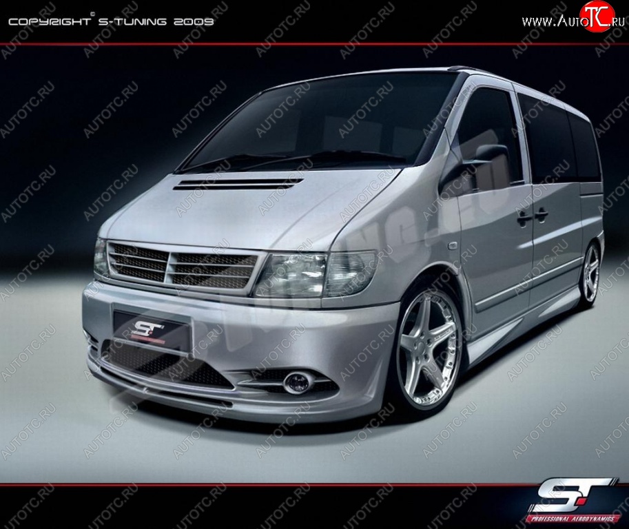 14 199 р. Пороги накладки Wild Mercedes-Benz Vito W638 (1996-2003)  с доставкой в г. Пермь