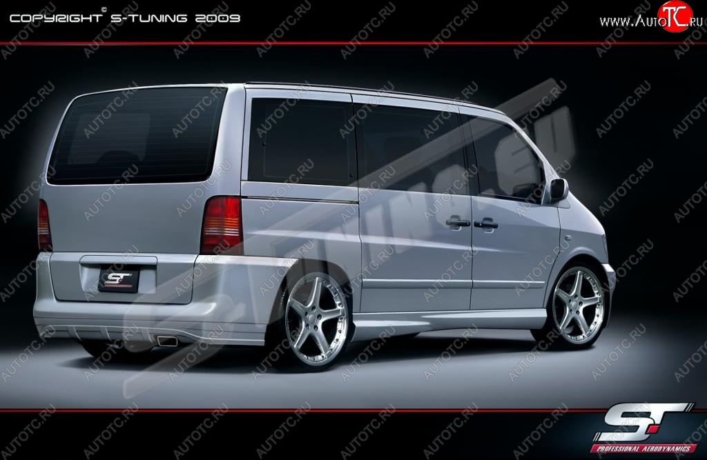 23 969 р. Задний бампер Wild Mercedes-Benz Vito W638 (1996-2003)  с доставкой в г. Пермь