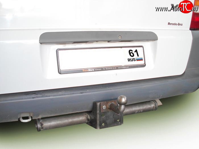 8 249 р. Фаркоп Лидер Плюс (до 1200 кг)  Mercedes-Benz Vito  W638 (1996-2003) (Без электропакета)  с доставкой в г. Пермь