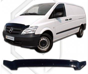Дефлектор капота CA-Plastiс Mercedes-Benz Vito W639 рестайлинг (2010-2014)