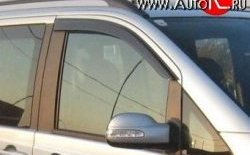 Комплект дефлекторов окон (ветровиков) 4 шт. Russtal Mercedes-Benz Vito W639 дорестайлинг (2003-2010)