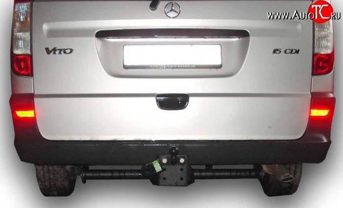 6 849 р. Фаркоп Лидер Плюс (до 1200 кг)  Mercedes-Benz Vito  W639 (2003-2010) дорестайлинг (Без электропакета)  с доставкой в г. Пермь