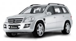 22 499 р. Пластиковые пороги Lorinser Mercedes-Benz GL class X164 рестайлинг (2009-2012) (Неокрашенные)  с доставкой в г. Пермь. Увеличить фотографию 2