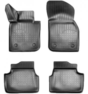 Коврики салонные Noplast (3D) Mini Hatch  F55 (2014-2025) хэтчбэк 5 дв. (Черные)