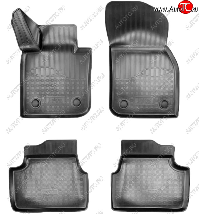 2 149 р. Коврики салонные Noplast (3D) Mini Hatch F55 хэтчбэк 5 дв. (2014-2025) (Черные)  с доставкой в г. Пермь