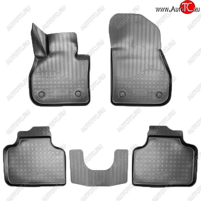 2 299 р. Коврики салонные Noplast (3D)  Mini Countryman  2 (2017-2025) (Черные)  с доставкой в г. Пермь
