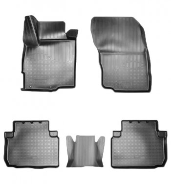 Коврики салонные Noplast (3D) Mitsubishi Eclipse Cross GK дорестайлинг (2017-2021)