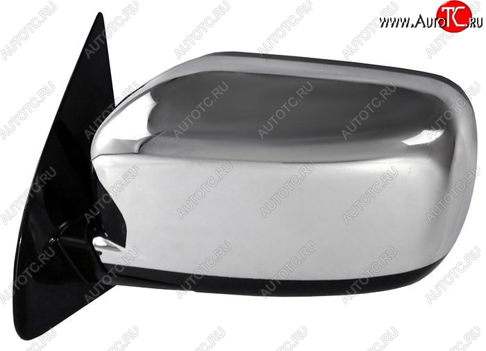 4 899 р. Боковое левое зеркало заднего вида SAT (левое, 3 контакта, хром) Mitsubishi Outlander CU (2003-2009) (Неокрашенное)  с доставкой в г. Пермь