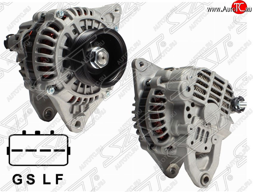 11 749 р. Генератор SAT (2,0/2,4l, 12V 110A) Mitsubishi Lancer 9 CS седан 1-ый рестайлинг (2003-2005)  с доставкой в г. Пермь