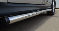 76 999 р. Защита порогов из круглой трубы диаметром 63 мм Russtal Mitsubishi ASX 1-ый рестайлинг (2013-2016) (Защита порогов с со скосами на торцах (вариант 1))  с доставкой в г. Пермь. Увеличить фотографию 7