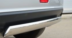 10 949 р. Защита заднего бампера (Ø75x42 мм, нержавейка) Russtal Mitsubishi ASX 1-ый рестайлинг (2013-2016)  с доставкой в г. Пермь. Увеличить фотографию 2