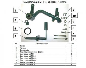 11 749 р. Замок КПП FORTUS (AT)  Mitsubishi ASX (2017-2020) 2-ой рестайлинг  с доставкой в г. Пермь. Увеличить фотографию 3