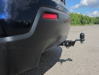 15 099 р. Фаркоп Petroil Tuning (съемный квадрат)  Mitsubishi ASX (2019-2025) 3-ий рестайлинг (Без заглушки приемного отверстия Шара)  с доставкой в г. Пермь. Увеличить фотографию 2