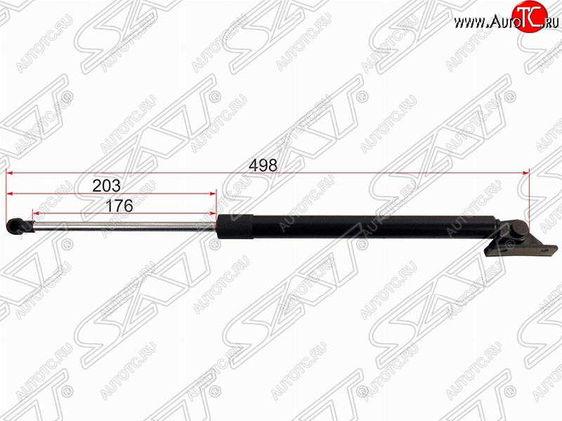 919 р. Правый упор крышки багажника SAT (L498 mm) Mitsubishi ASX 3-ий рестайлинг (2019-2025)  с доставкой в г. Пермь