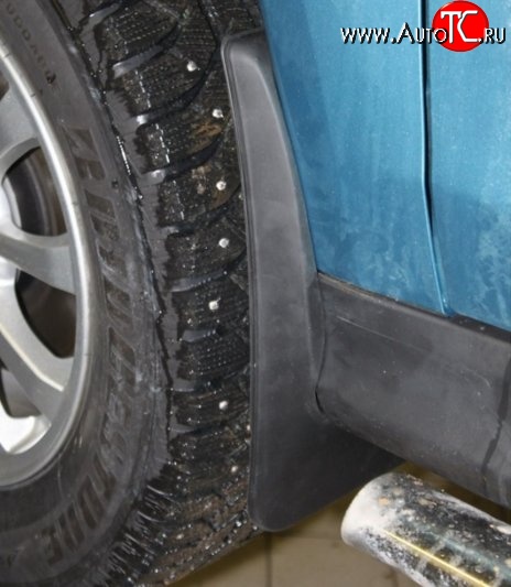 2 379 р. Передние брызговики NovLine 2 шт. Mitsubishi ASX дорестайлинг (2010-2012)  с доставкой в г. Пермь